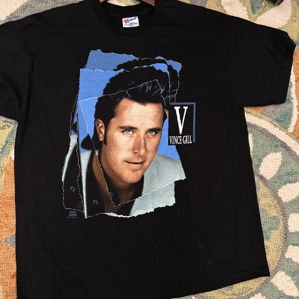 Vintage 90's Vince Gill I still Believe in You Concert Tshirt,